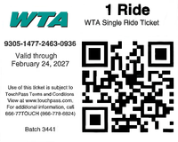 One Ride Tickets - 20 pk